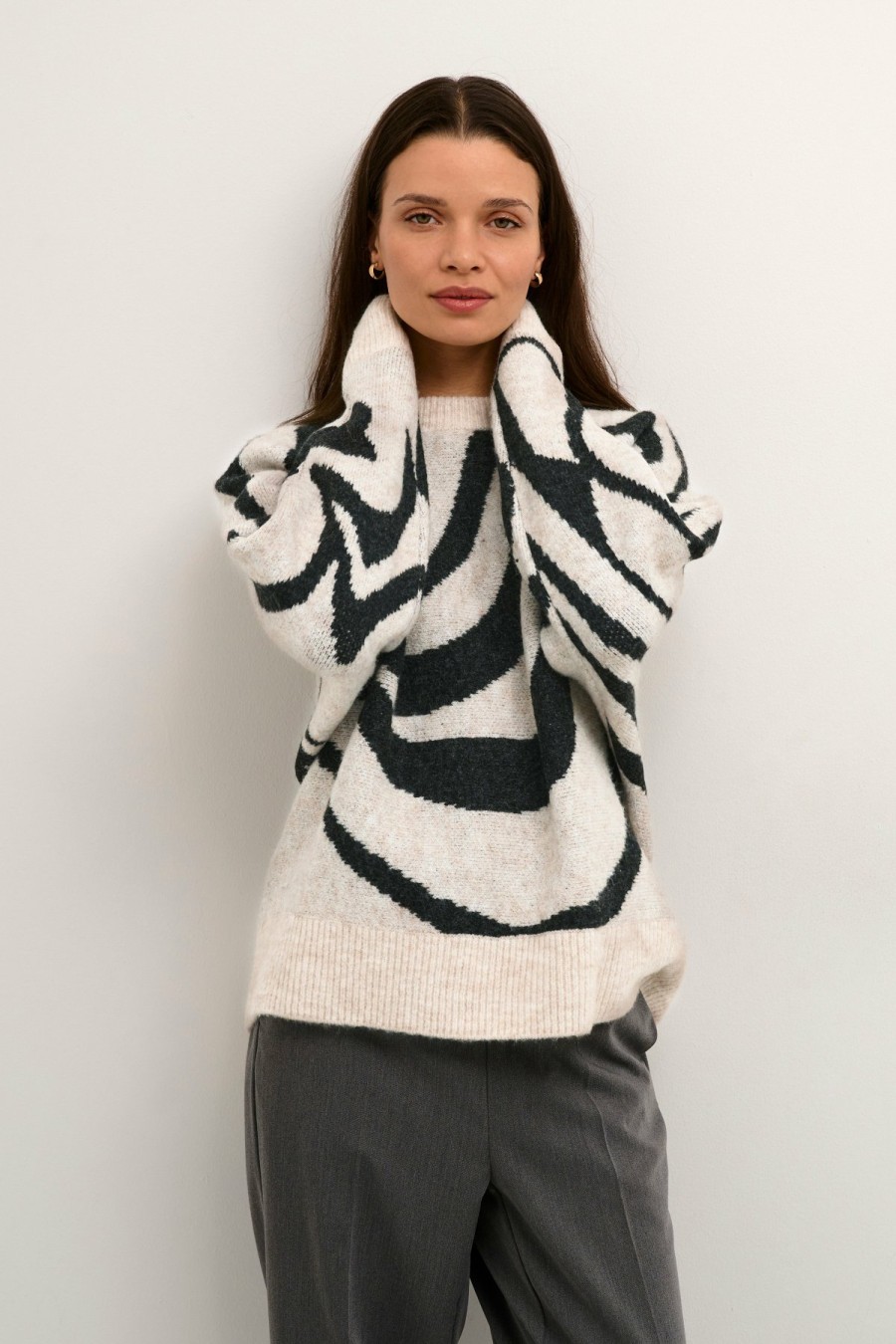 Overdele kaffe clothing  | Kabirthe Pullover